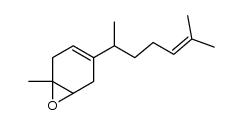 4-(1,5-Dimethyl-4-hexenyl)-1-methyl-7-oxabicyclo[4.1.0]hept-3-en Structure