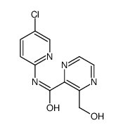N-(5-Chloro-2-pyridinyl)-3-(hydroxymethyl)-2-pyrazinecarboxamide结构式