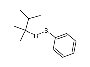 thexylphenylthioborane Structure