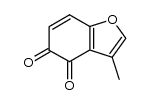 4,5-dihydro-3-methylbenzo[1,2-b]furan-4,5-dione Structure
