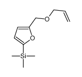 trimethyl-[5-(prop-2-enoxymethyl)furan-2-yl]silane Structure