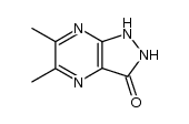 5,6-dimethyl-1,2-dihydro-pyrazolo[3,4-b]pyrazin-3-one Structure