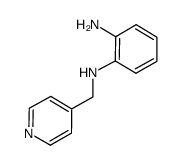 1-N-(pyridin-4-ylmethyl)benzene-1,2-diamine结构式