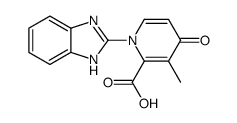 1-(1H-Benzo[d]imidazol-2-yl)-3-methyl-4-oxo-1,4-dihydropyridine-2-carboxylic acid picture