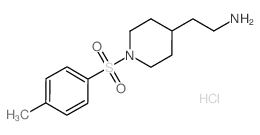 (2-{1-[(4-Methylphenyl)sulfonyl]piperidin-4-yl}ethyl)amine hydrochloride结构式