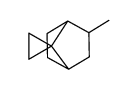 spiro[2-methylbicyclo[2.2.1]heptan-7,1-cyclopropane]结构式