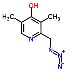 2-(Azidomethyl)-3,5-dimethyl-4-pyridinol Structure