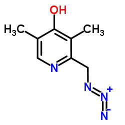 2-(Azidomethyl)-3,5-dimethyl-4-pyridinol结构式