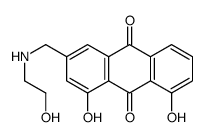 3-(2-hydroxyethylamino)methyl-1,8-dihydroxy-9,10-anthraquinone Structure