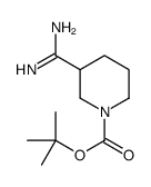 1-N-Boc-3-carbamimidoyl-piperidine结构式