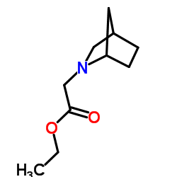 2-(2-氮杂双环[2.2.1]-2-庚基)乙酸乙酯结构式
