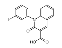 1-(3-iodophenyl)-2-oxoquinoline-3-carboxylic acid Structure