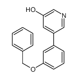 5-(3-phenylmethoxyphenyl)pyridin-3-ol结构式