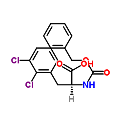 Cbz-2,3-Dichloro-L-Phenylalanine结构式
