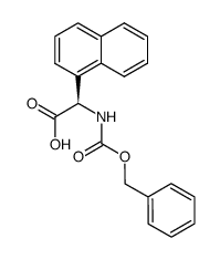 N-(Benzyloxycarbonyl)-D-naphthylglycine结构式