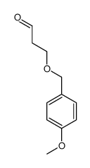 3-[(4-methoxyphenyl)methoxy]propanal Structure