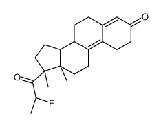 21-fluoropromegestone structure