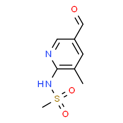 N-(5-formyl-3-Methylpyridin-2-yl)Methanesulfonamide Structure