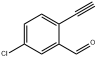 5-氯-2-乙炔基苯甲醛结构式