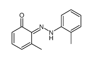 5-methyl-6-[(2-methylphenyl)hydrazinylidene]cyclohexa-2,4-dien-1-one Structure