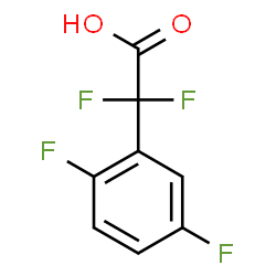 2-(2,5-difluorophenyl)-2,2-difluoroacetic acid Structure