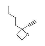 2-butyl-2-ethynyloxetane Structure