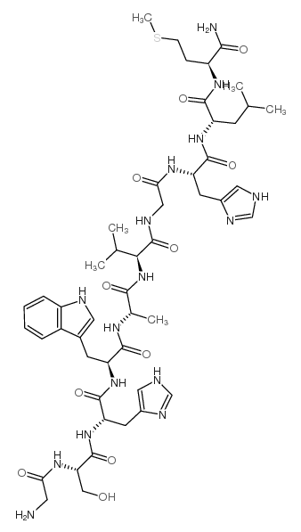 GLY-SER-HIS-TRP-ALA-VAL-GLY-HIS-LEU-MET-NH2图片