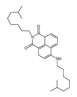 (3aS)-2-(7-methyloctyl)-7-(7-methyloctylamino)-3a,9-dihydrobenzo[de]isoquinoline-1,3-dione结构式