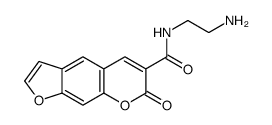 3-((2-aminoethyl)carbamoyl)psoralen结构式