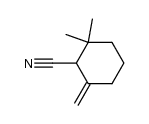 2-cyano-1,1-dimethyl-3-methylenecyclohexane结构式