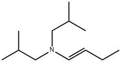 1-Buten-1-amine, N,N-bis(2-methylpropyl)-, (1E)- Structure