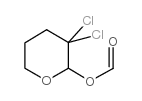 (3,3-dichlorooxan-2-yl) formate Structure