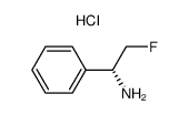 (R)-(Fluoromethyl)-Benzenemethanamine Hydrochloride结构式