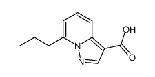 7-propylpyrazolo[1,5-a]pyridine-3-carboxylic acid Structure