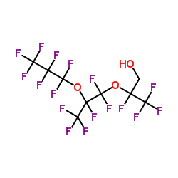 1H,1H-2,5-BIS(TRIFLUOROMETHYL)-3,6-DIOXAPERFLUORONONANOL structure