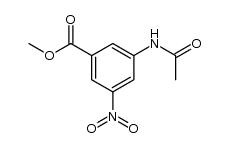 methyl 3-acetamido-5-nitrobenzoate结构式