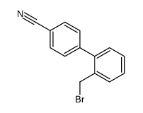 2-(溴甲基)-[1,1-联苯]-4-甲腈结构式