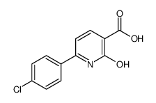 6-(4-氯苯基)-2-氧代-1,2-二氢吡啶-3-羧酸结构式