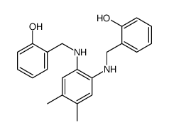 2-[[2-[(2-hydroxyphenyl)methylamino]-4,5-dimethylanilino]methyl]phenol结构式