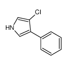3-chloro-4-phenyl-1H-pyrrole结构式