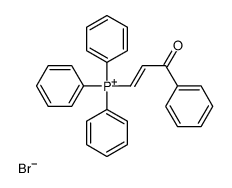 (3-oxo-3-phenylprop-1-enyl)-triphenylphosphanium,bromide Structure