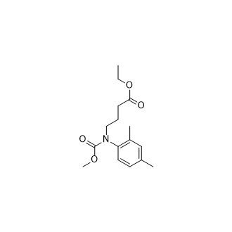 Ethyl4-((2,4-dimethylphenyl)(methoxycarbonyl)amino)butanoate picture