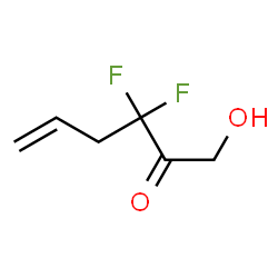 5-Hexen-2-one,3,3-difluoro-1-hydroxy-结构式