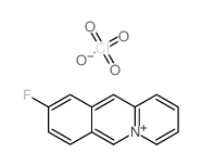 9-fluorobenzo[b]quinolizin-5-ium,perchlorate Structure