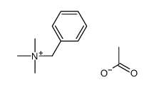 benzyl(trimethyl)azanium,acetate结构式