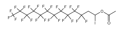 13-acetoxy-12H,12H,13H,13H,13H-tricosafluoro-13-iodo-tridecane Structure