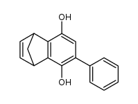 1,4-dihydro-6-phenyl-1,4-methanonaphthalene-5,8-diol Structure