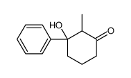 3-hydroxy-2-methyl-3-phenylcyclohexan-1-one Structure