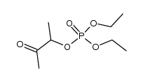 phosphoric acid diethyl ester 1-methyl-2-oxo-propyl ester结构式