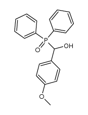[hydroxy(p-methoxyphenyl)methyl]diphenylphosphine oxide Structure